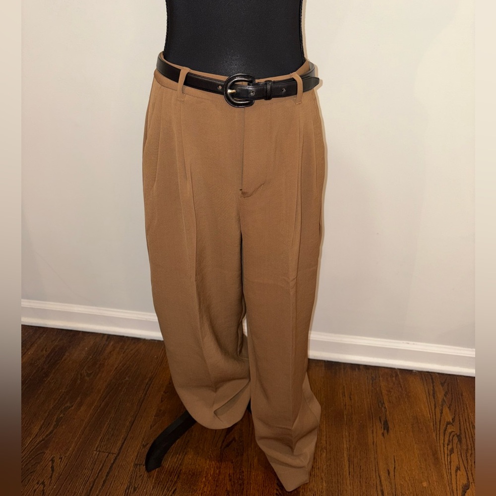 Madewell Drapey Pleated Taper Wide Leg Pant-NWT size 4